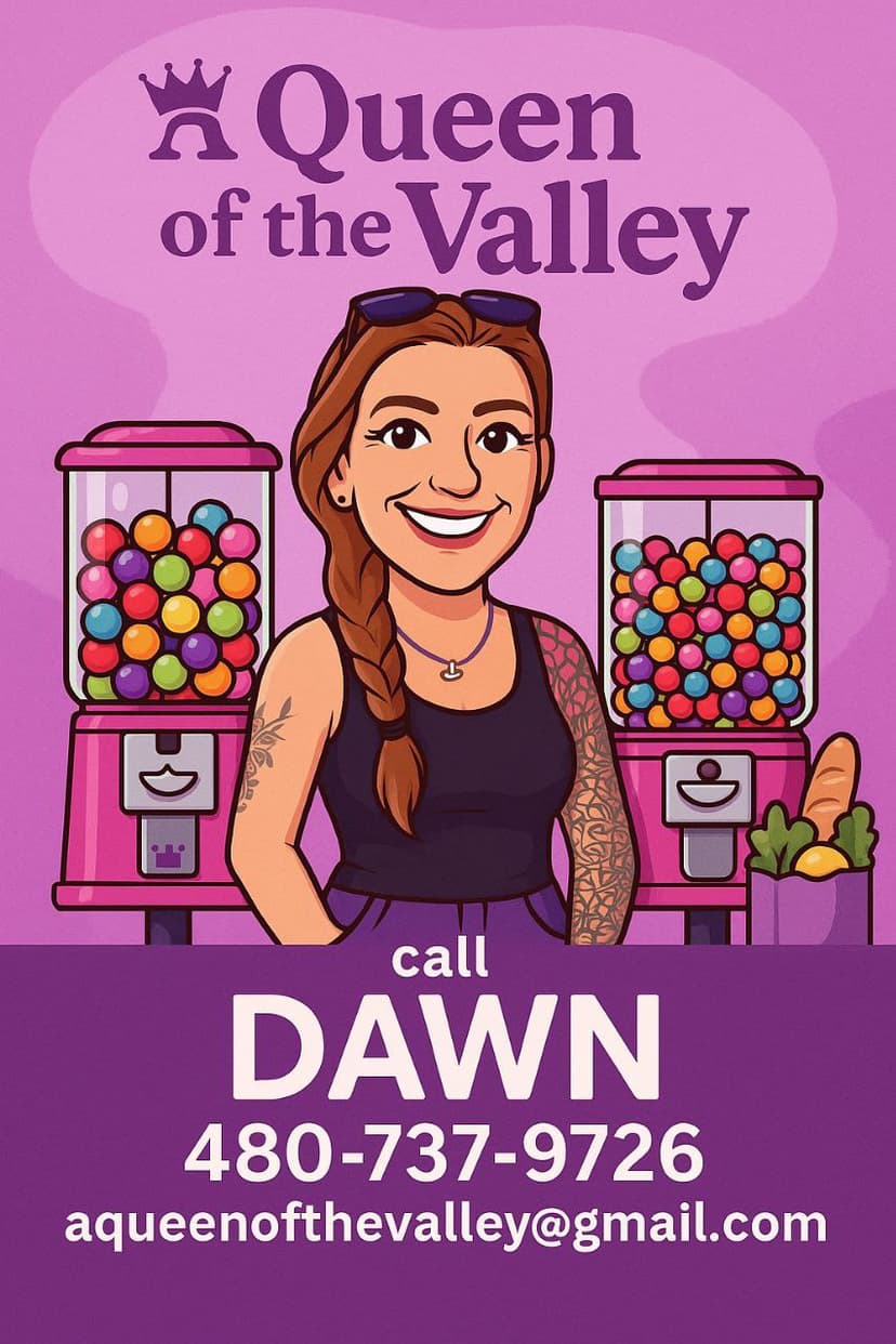 Dawn with Candy Vending Machine